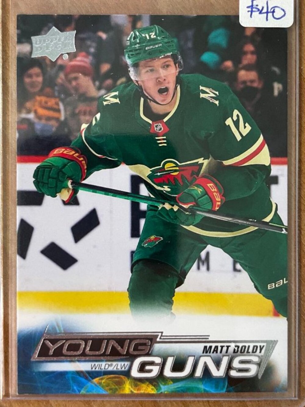 2022-23 Upper Deck #201 Matt Boldy YG RC Minnesota Wild